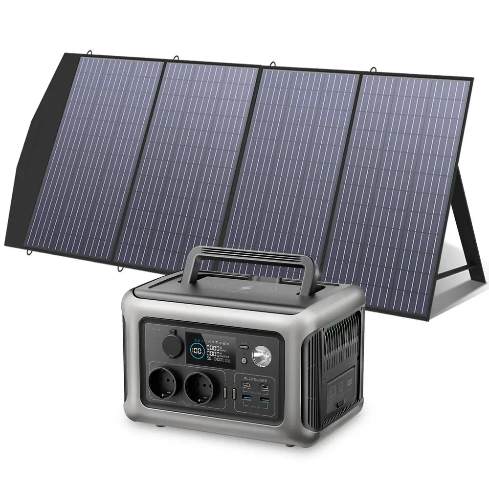 ALLPOWERS Kit Gerador Solar 600W (R600 + Painel Solar SP033 200W)