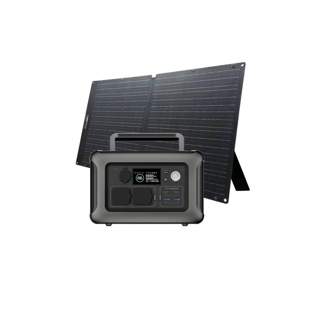 ALLPOWERS Kit Gerador Solar 600W (R600 + Painel Solar SOLAX SE100 100W)