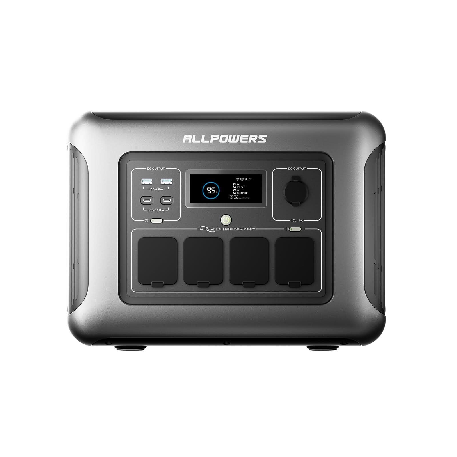 ALLPOWERS R1500 LITE Estação de energia portátil 1600W 1056Wh