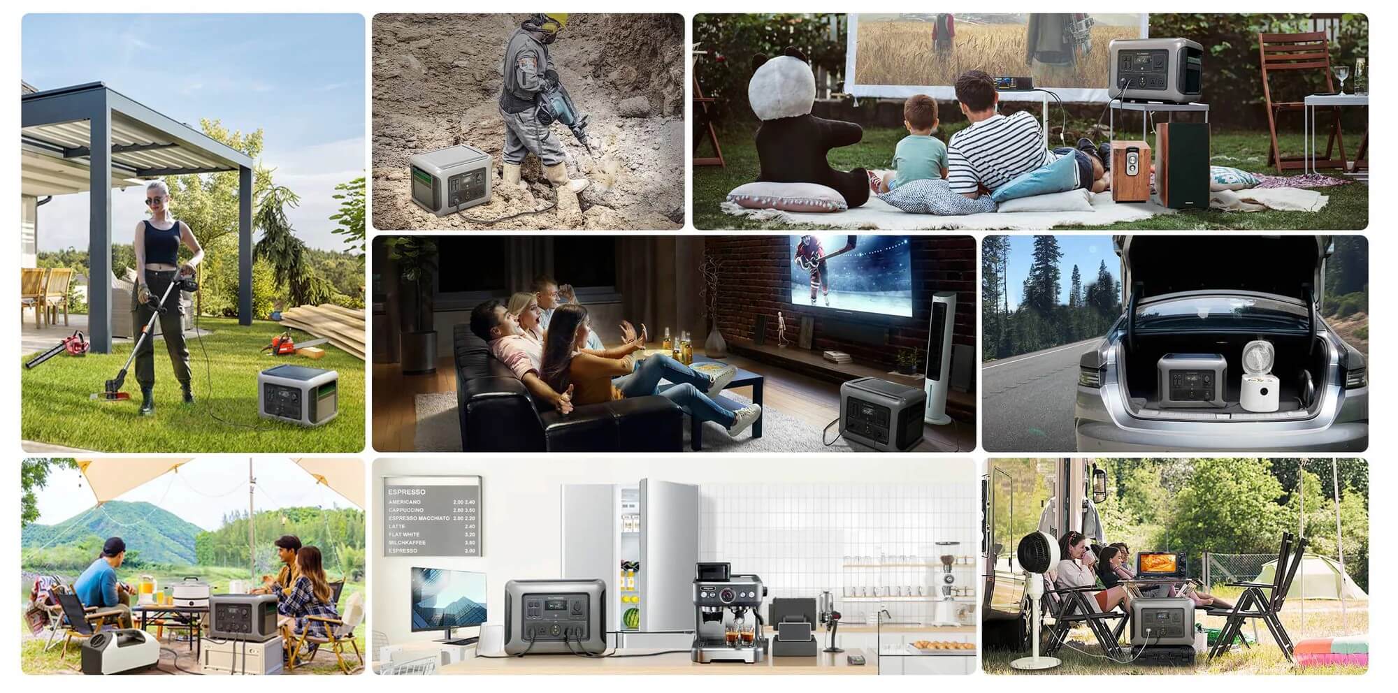 ALLPOWERS R2500 Estação de energia portátil 2500W 2016Wh Bateria LiFeP04