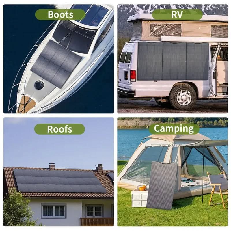 ALLPOWERS Solar Generator Kit 1600W (R1500 PLUS+ SF100 100W Flexible Solar Panel)