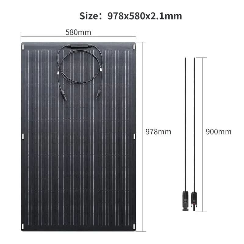 ALLPOWERS Solar Generator Kit 1600W (R1500 PLUS+ SF100 100W Flexible Solar Panel)