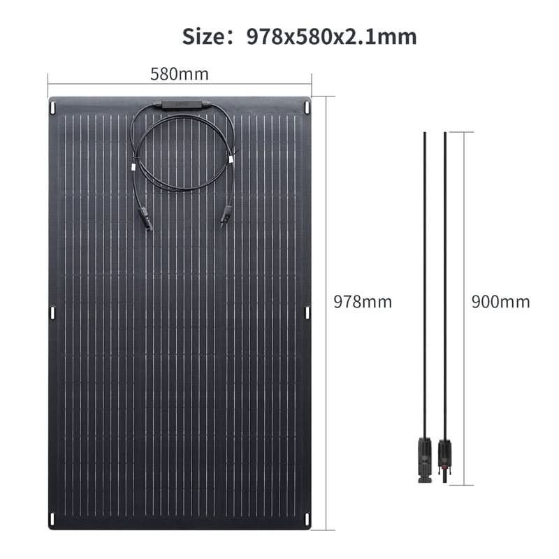 ALLPOWERS Solar Generator Kit 2400W (S2000 Pro + SF100 100W Flexible Solar Panel)