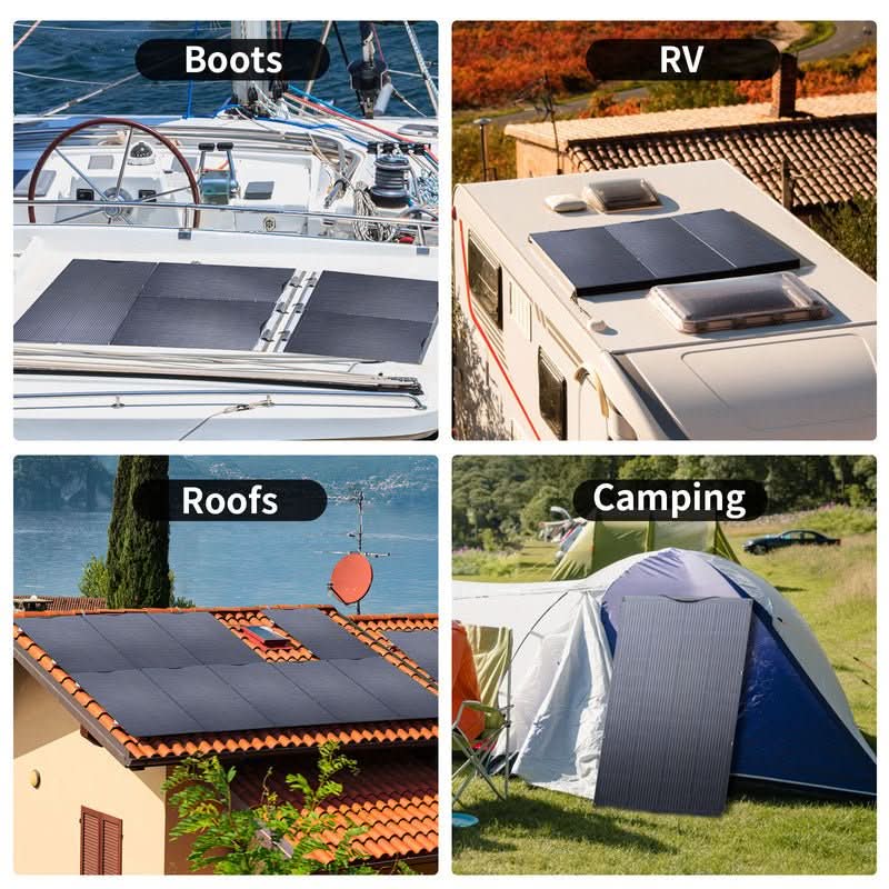 ALLPOWERS Solar Generator Kit 2400W (S2000 Pro + SF200 200W Flexible Solar Panel)