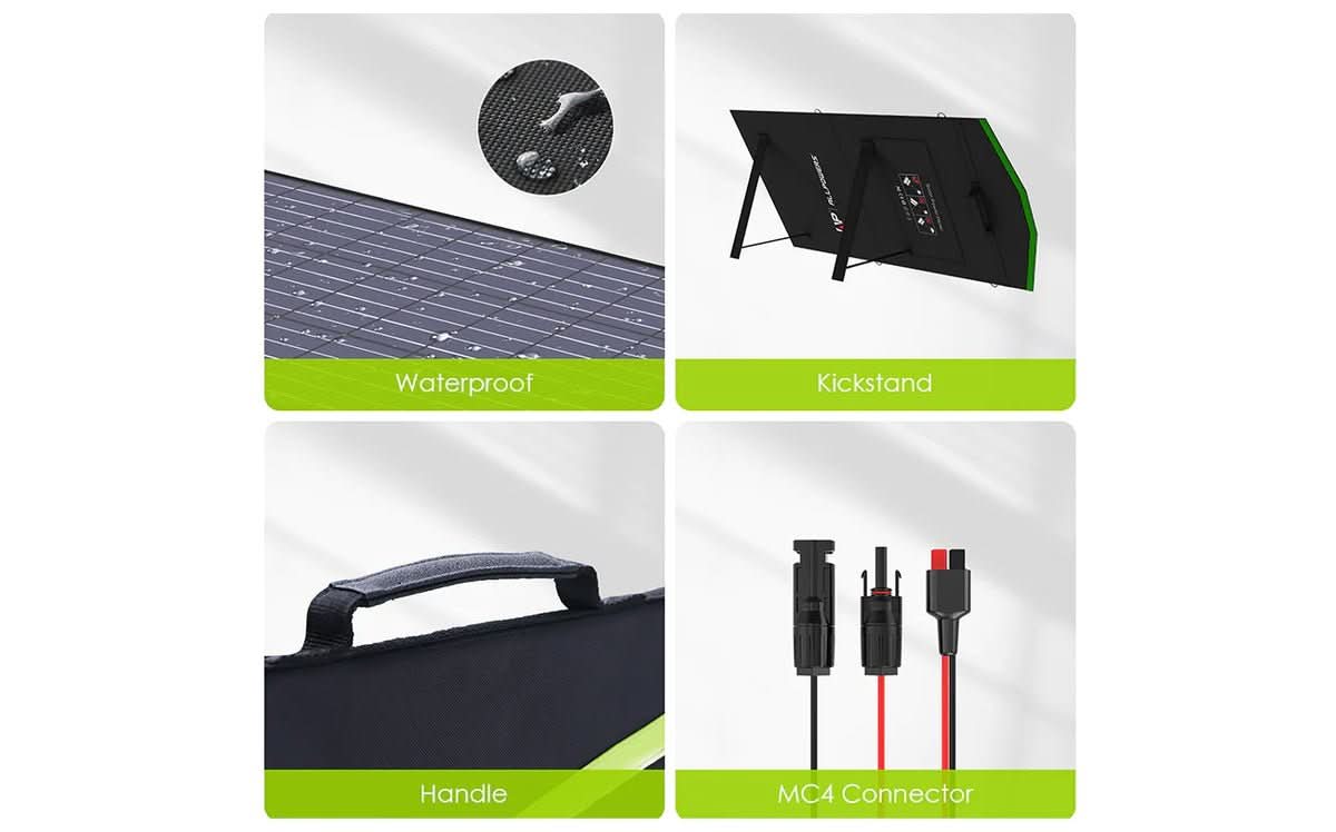 ALLPOWERS Solar Generator Kit 600W (R600 + SP027 100W Solar Panel)