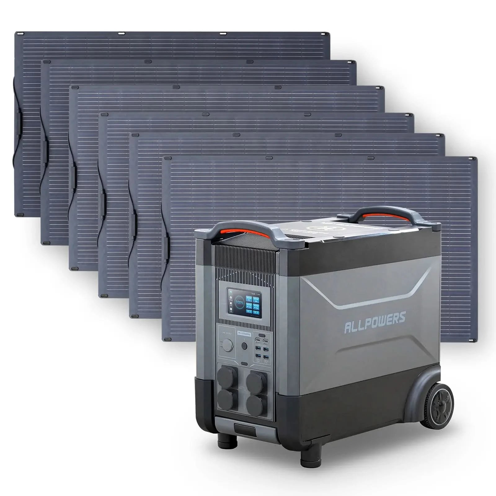 ALLPOWERS Solar Generator Kit 4000W (R4000 + SF200 200W Flexible Solar Panel)