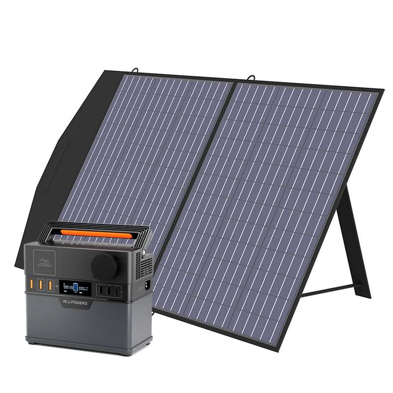 ALLPOWERS Kit Gerador Solar 300W (S300 Plus + Painel Solar SP027 100W)
