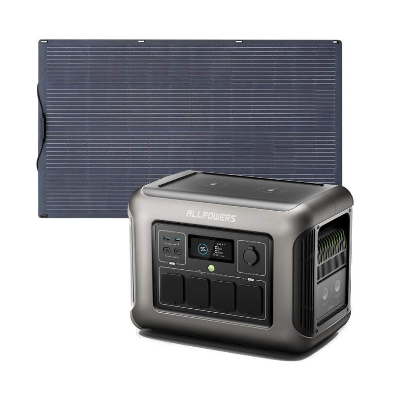 ALLPOWERS R1500 Estação de Energia Portátil 1800W 1152Wh