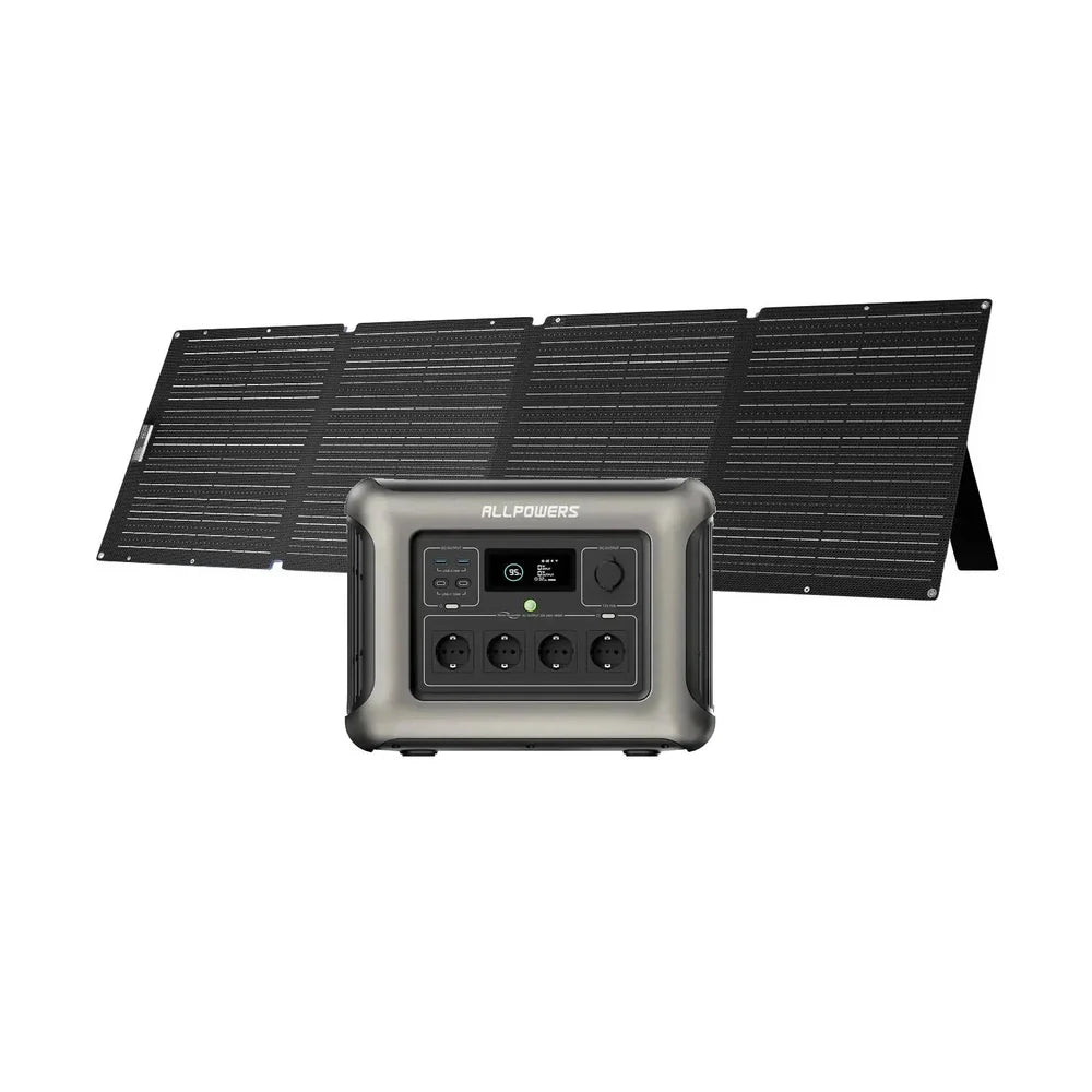 Kit Gerador Solar ALLPOWERS 1800W (R1500 + Painel Solar SOLAX SE200 200W)