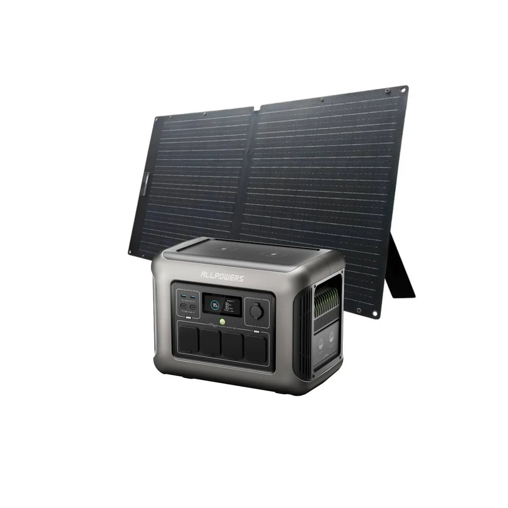 Kit Gerador Solar ALLPOWERS 1800W (R1500 + Painel Solar SOLAX SE100 100W)