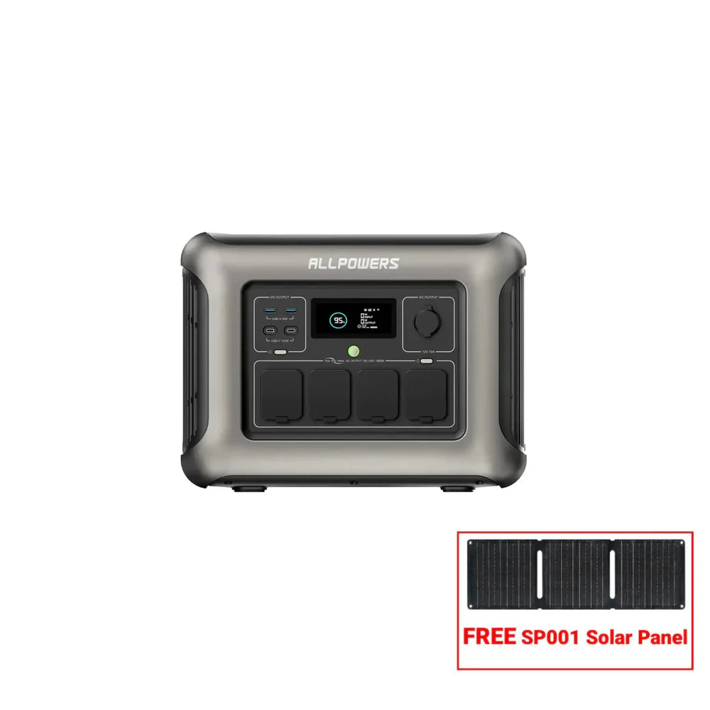 ALLPOWERS R1500 Estação de Energia Portátil 1800W 1152Wh