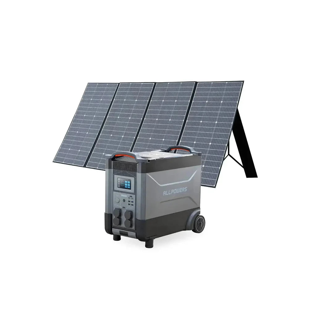 Kit Gerador Solar ALLPOWERS 4000W (R4000 + Painel Solar SP037 400W)