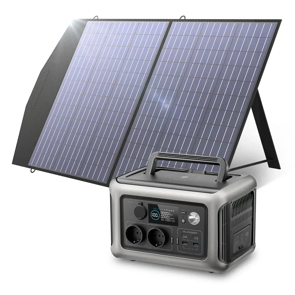 ALLPOWERS Kit Gerador Solar 600W (R600 + Painel Solar SP027 100W)