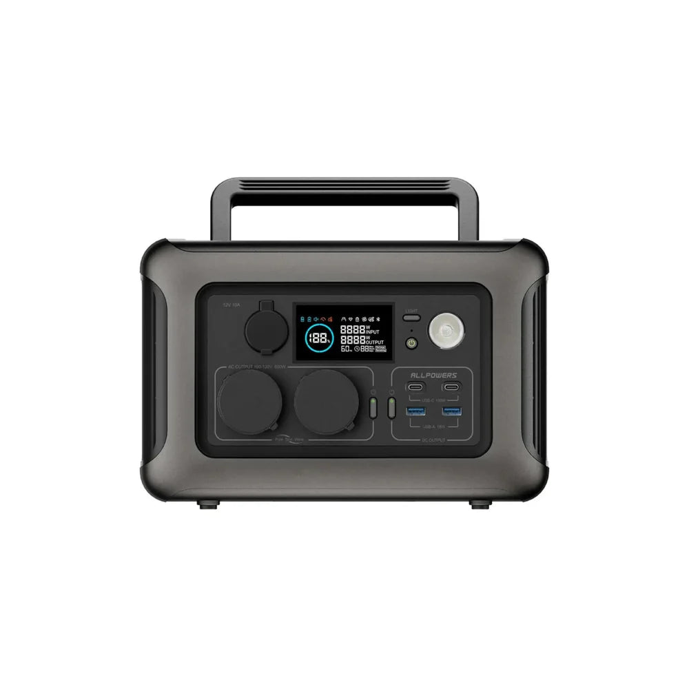 ALLPOWERS Kit Gerador Solar 600W (R600 + Painel Solar SOLAX SE100 100W)