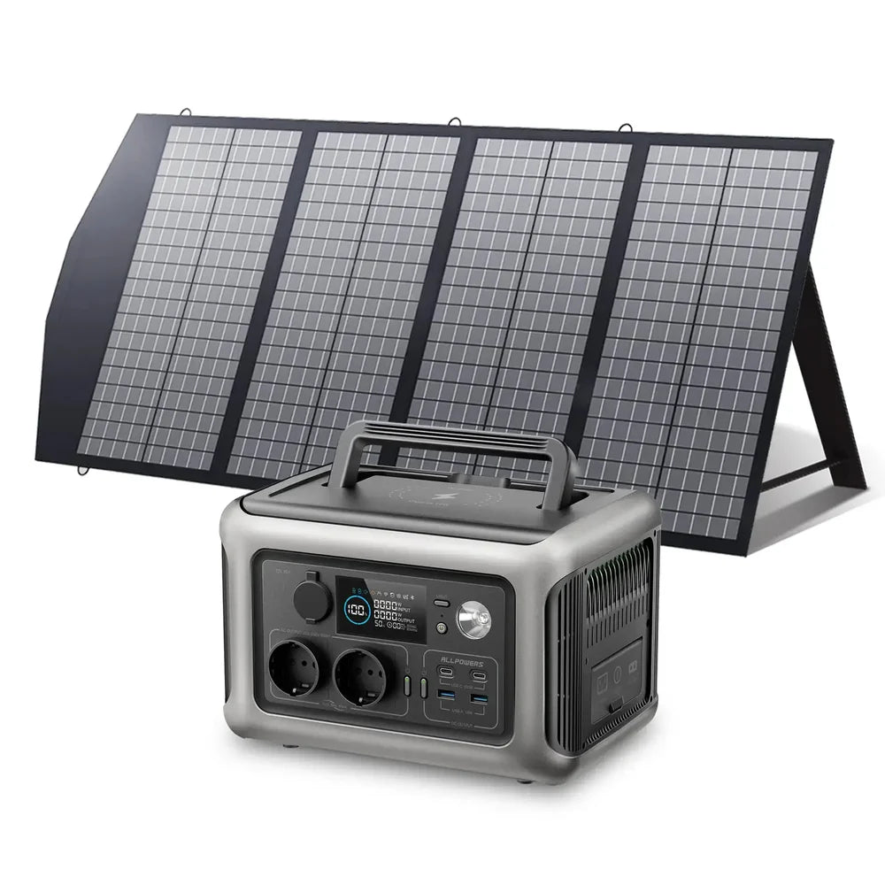 ALLPOWERS Kit Gerador Solar 600W (R600 + Painel Solar SP029 140W)