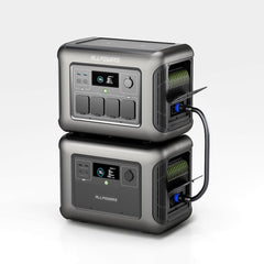 Portas e conexões da power station R1500 - 1800W 1152Wh